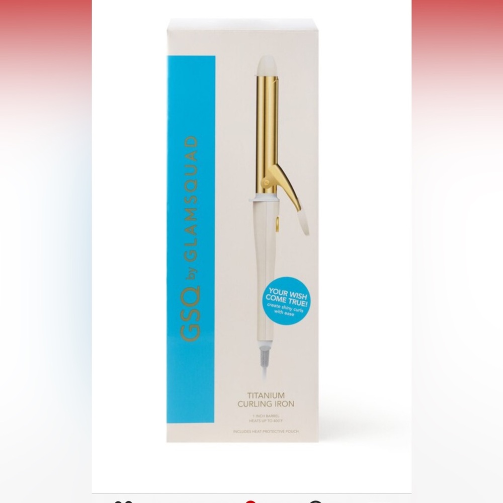 GSQ by GLAMSQUAD Titanium Curling Iron
1 inch barrel